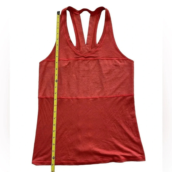 Lululemon Pedal To The Medal Singlet Alarming Heathered Tank Top Size 6 - Picture 4 of 6